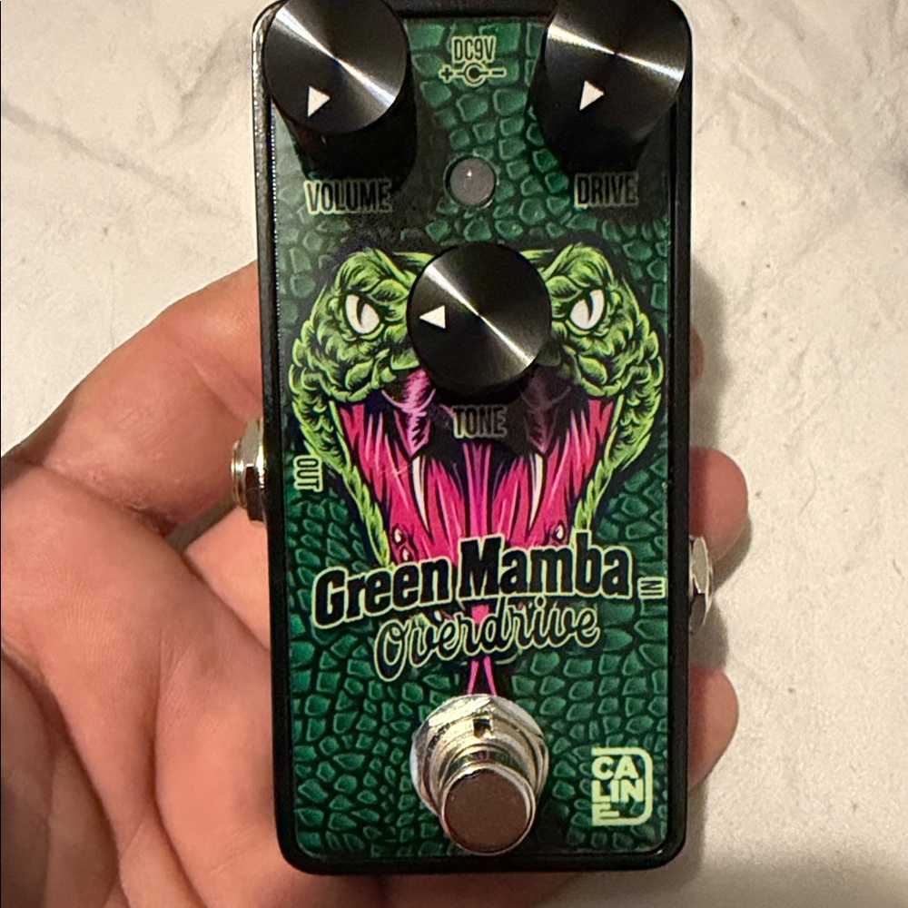 Green Mamba Overdrive Pedal - Green